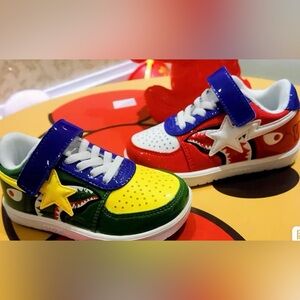 Bape unique kids shoes size：9 No shoes boxs